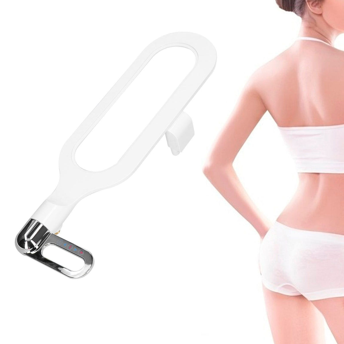 G1/2 Ultra Thin Plastic Toilet Bidet Attachment with Double Nozzles Self Cleaning for Home Bathroom
