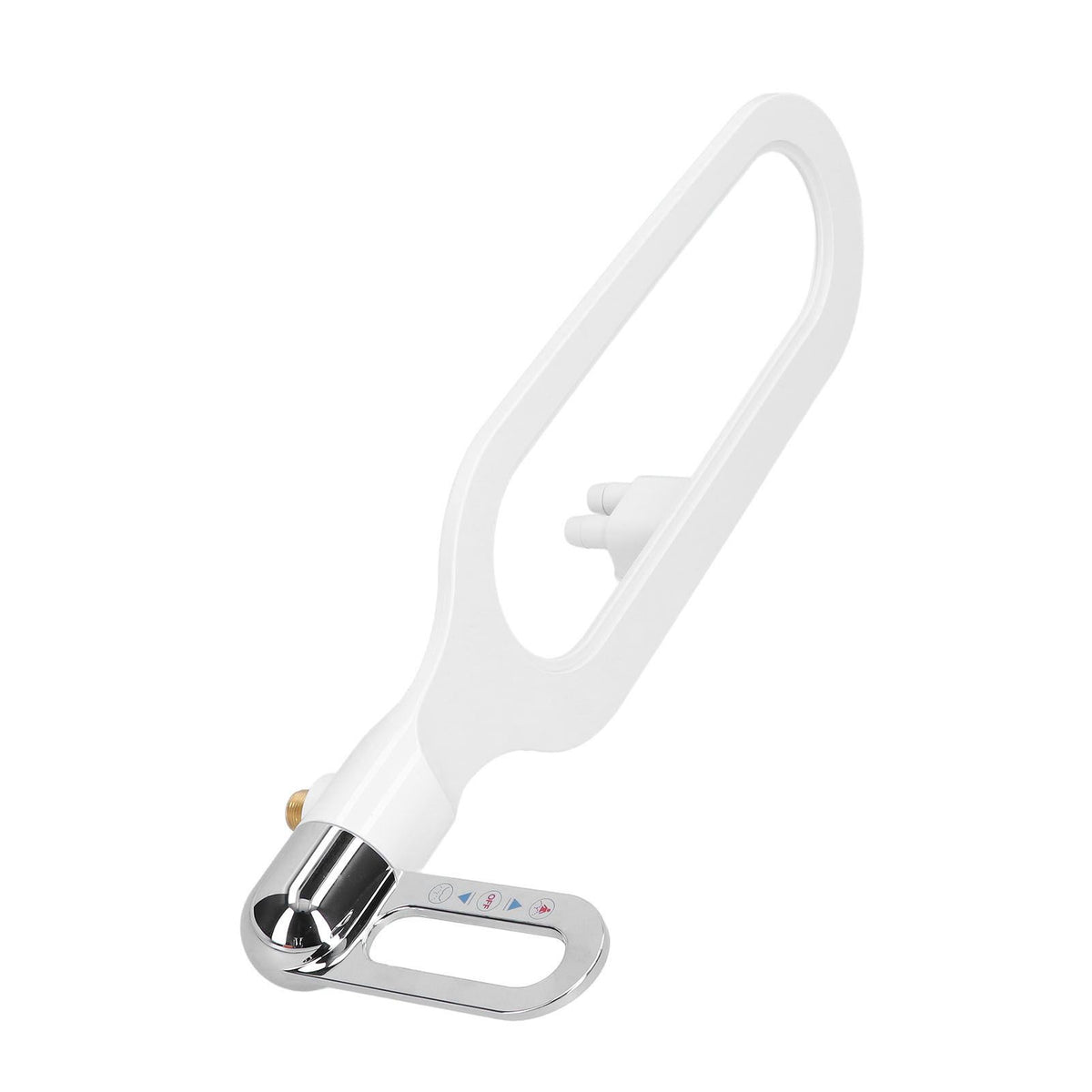 G1/2 Ultra Thin Plastic Toilet Bidet Attachment with Double Nozzles Self Cleaning for Home Bathroom
