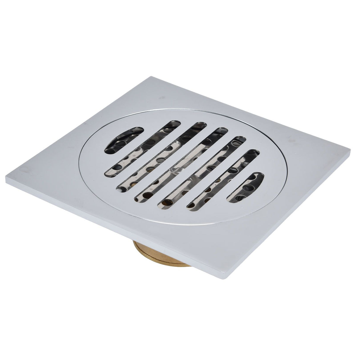 Floor Drain Square Copper Odor Resistant Self Sealing Gravity Floor Drain for Bathroom Kitchen Balconies