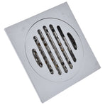 Floor Drain Square Copper Odor Resistant Self Sealing Gravity Floor Drain for Bathroom Kitchen Balconies