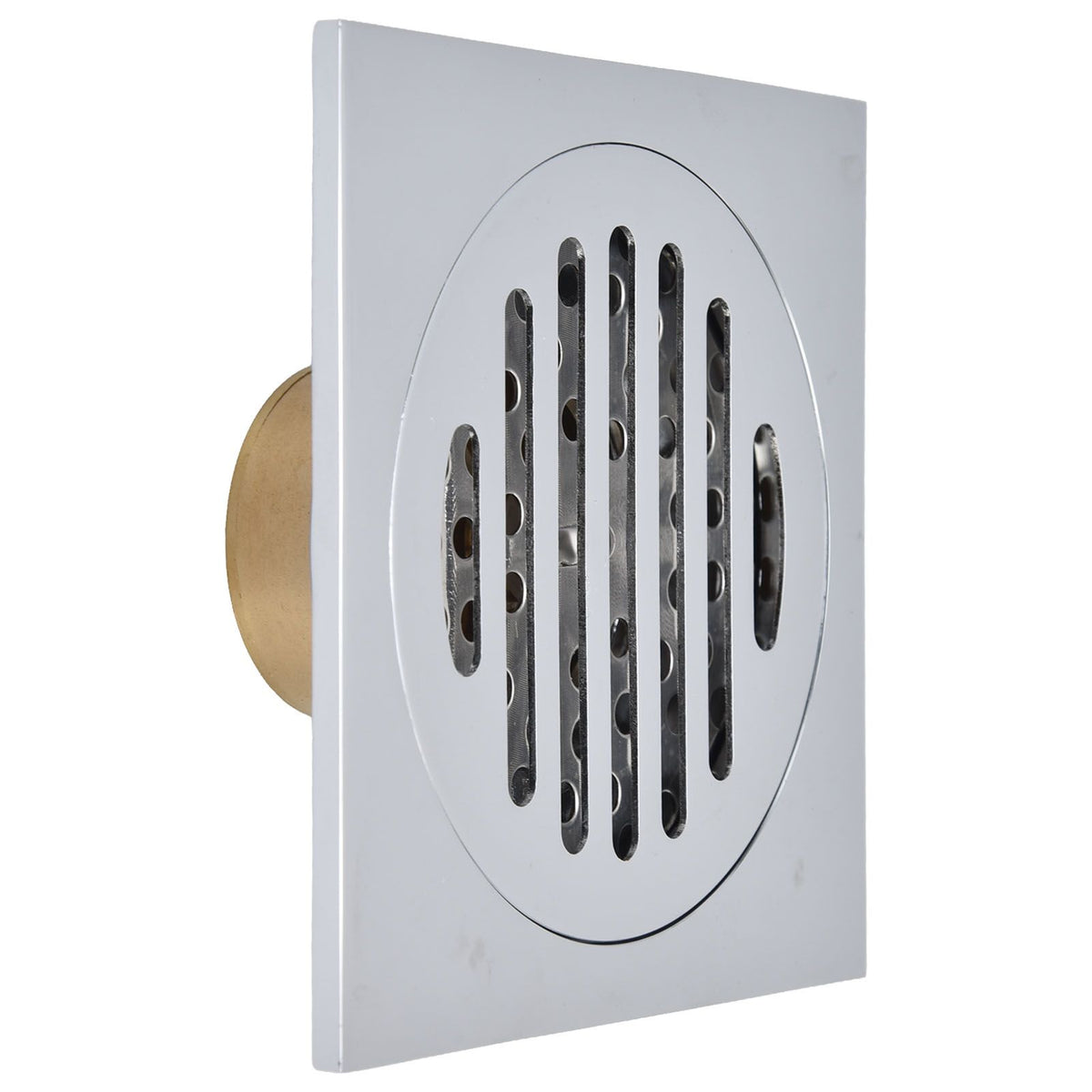 Floor Drain Square Copper Odor Resistant Self Sealing Gravity Floor Drain for Bathroom Kitchen Balconies