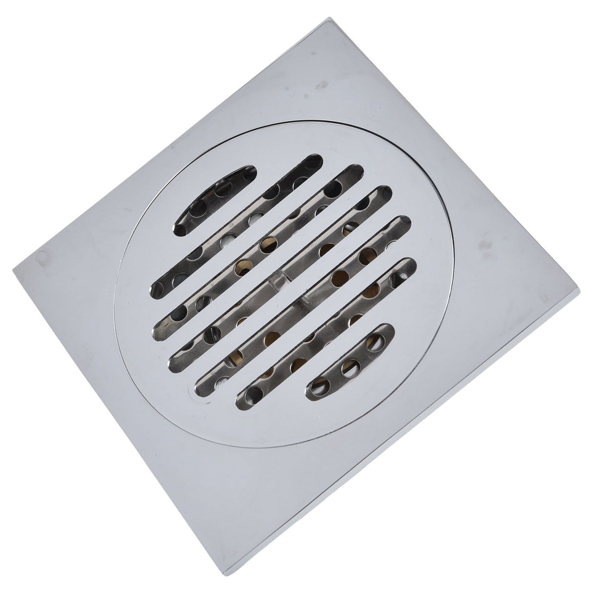 Floor Drain Square Copper Odor Resistant Self Sealing Gravity Floor Drain for Bathroom Kitchen Balconies