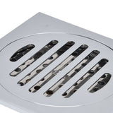 Floor Drain Square Copper Odor Resistant Self Sealing Gravity Floor Drain for Bathroom Kitchen Balconies