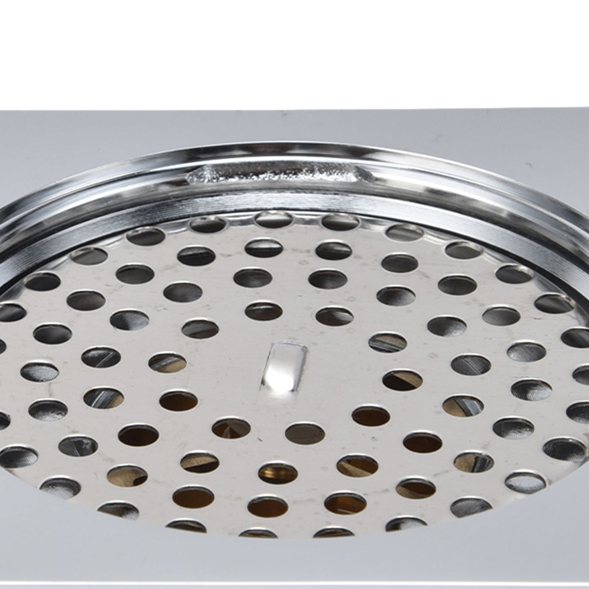 Floor Drain Square Copper Odor Resistant Self Sealing Gravity Floor Drain for Bathroom Kitchen Balconies