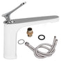 G1/2 Single Handle Basin Mixer Tap with Metal Handle Durable Solid Brass Bathroom Faucet