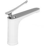 G1/2 Single Handle Basin Mixer Tap with Metal Handle Durable Solid Brass Bathroom Faucet