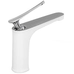 G1/2 Single Handle Basin Mixer Tap with Metal Handle Durable Solid Brass Bathroom Faucet