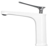 G1/2 Single Handle Basin Mixer Tap with Metal Handle Durable Solid Brass Bathroom Faucet - Low Angle