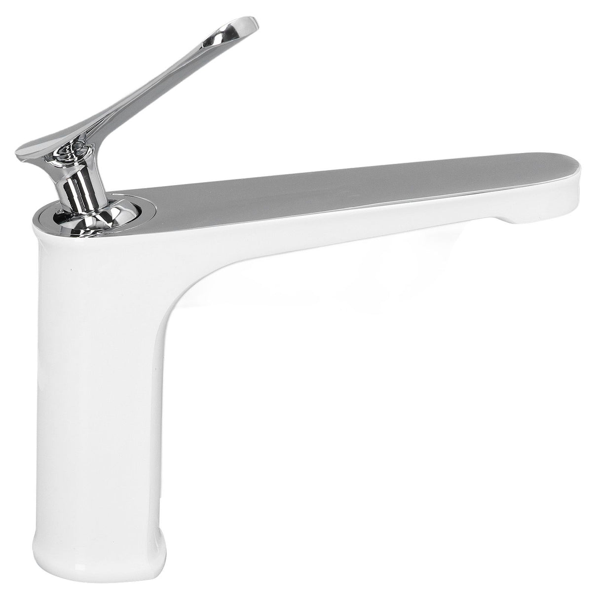 G1/2 Single Handle Basin Mixer Tap with Metal Handle Durable Solid Brass Bathroom Faucet