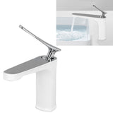 G1/2 Single Handle Basin Mixer Tap with Metal Handle Durable Solid Brass Bathroom Faucet