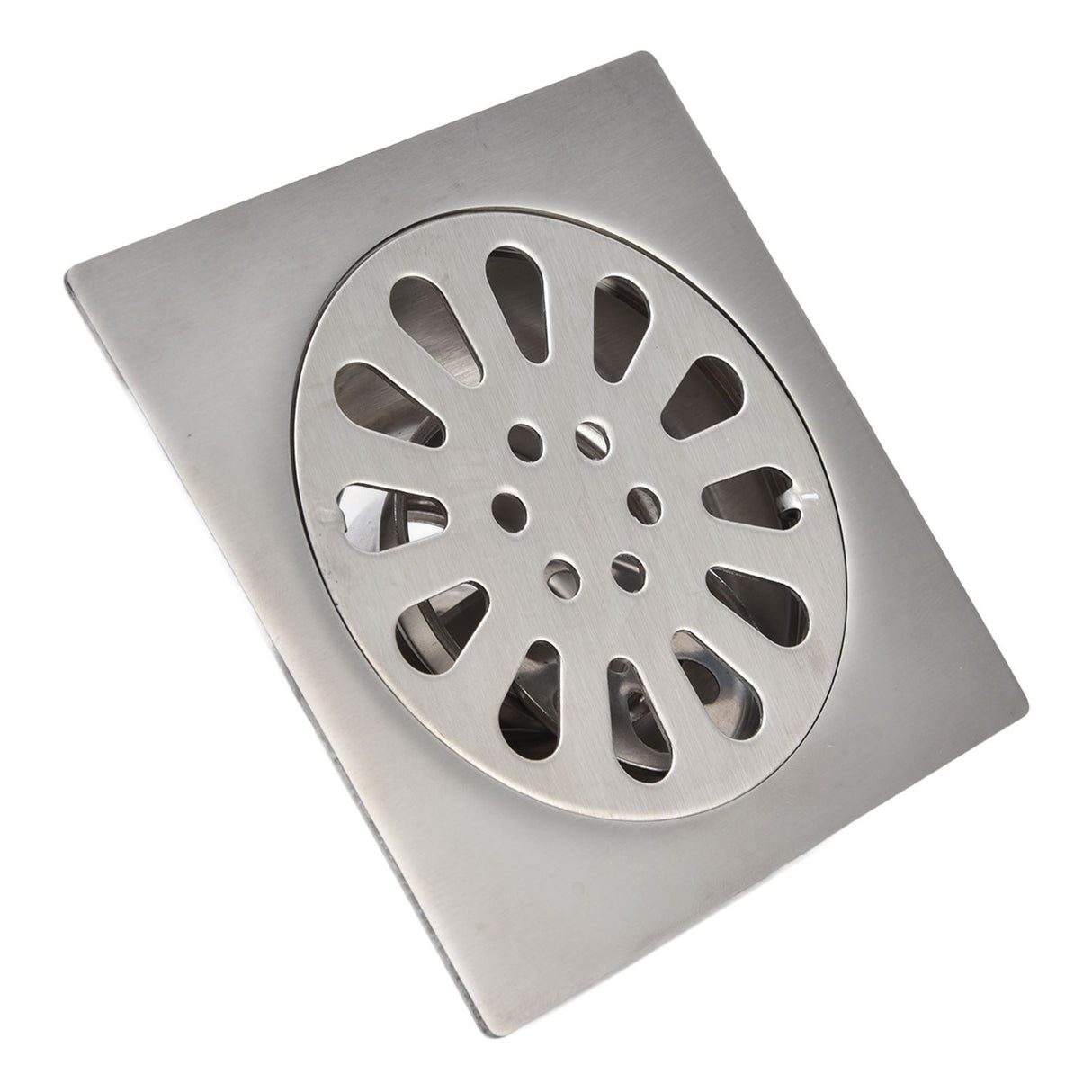 Shower Drain Square Shape Adjustable Tile Insertion Floor Drain Channel for Kitchen Bathroom