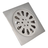 Shower Drain Square Shape Adjustable Tile Insertion Floor Drain Channel for Kitchen Bathroom