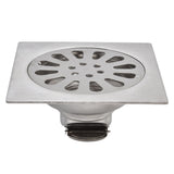 Shower Drain Square Shape Adjustable Tile Insertion Floor Drain Channel for Kitchen Bathroom