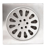 Shower Drain Square Shape Adjustable Tile Insertion Floor Drain Channel for Kitchen Bathroom - 45-Degree Angle