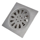 Shower Drain Square Shape Adjustable Tile Insertion Floor Drain Channel for Kitchen Bathroom