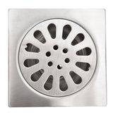 Shower Drain Square Shape Adjustable Tile Insertion Floor Drain Channel for Kitchen Bathroom - Extra Image