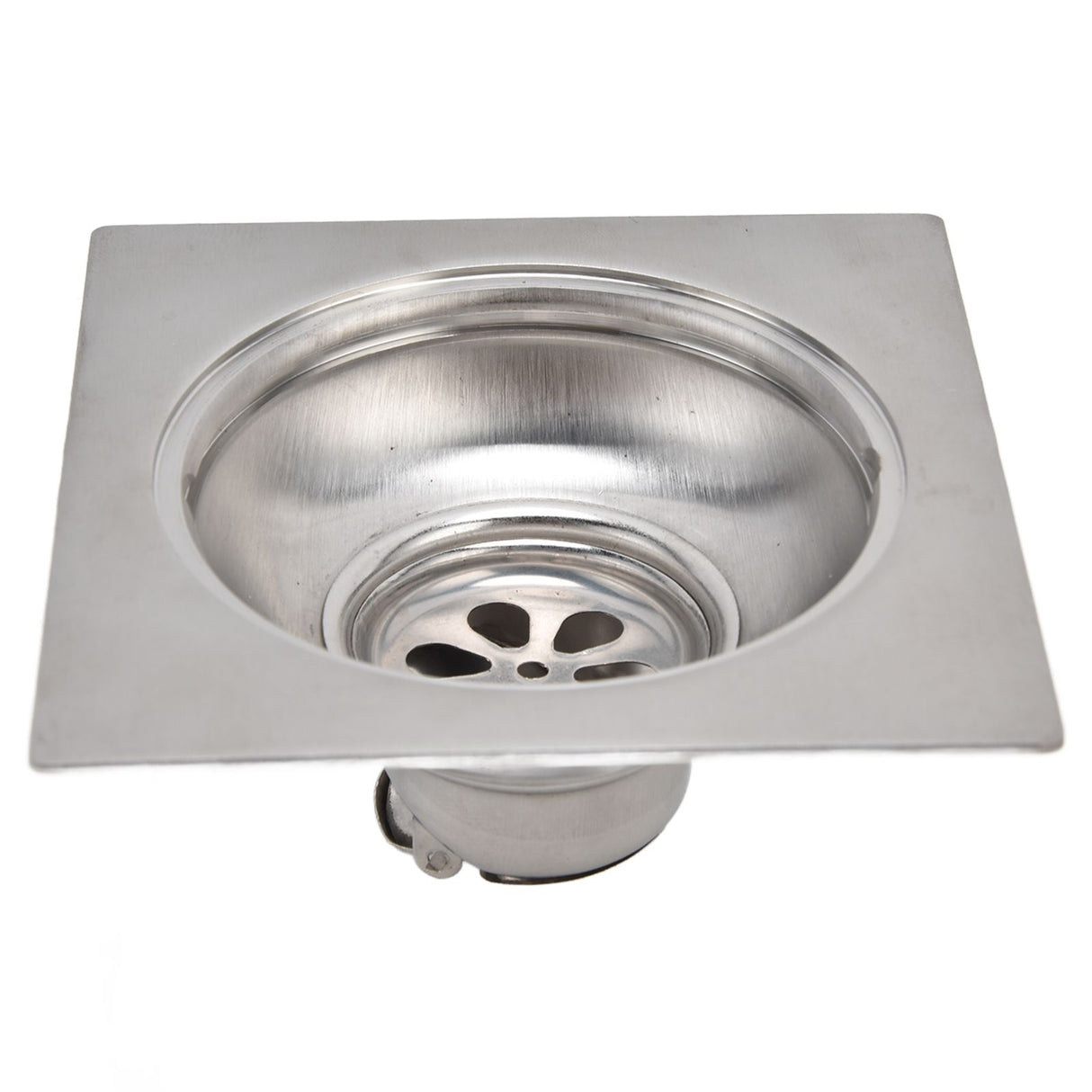 Shower Drain Square Shape Adjustable Tile Insertion Floor Drain Channel for Kitchen Bathroom