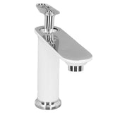 G1/2 Basin Faucet Lavatory Tap Brass Single Handle One Hole Mixer Tap Bathroom Wash Basin Faucet - Side View