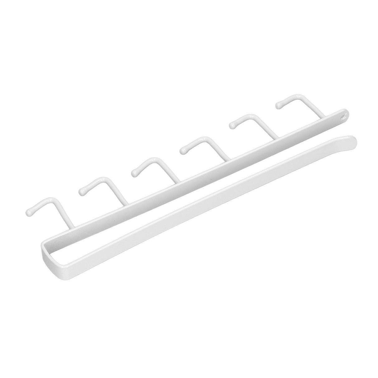 Coffee Mug Holder 6 Hooks Elegant Style Convenient Practical Stable Reliable Durable Wearable Kitchen Rack for HomeWhite