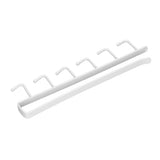 Coffee Mug Holder 6 Hooks Elegant Style Convenient Practical Stable Reliable Durable Wearable Kitchen Rack for HomeWhite