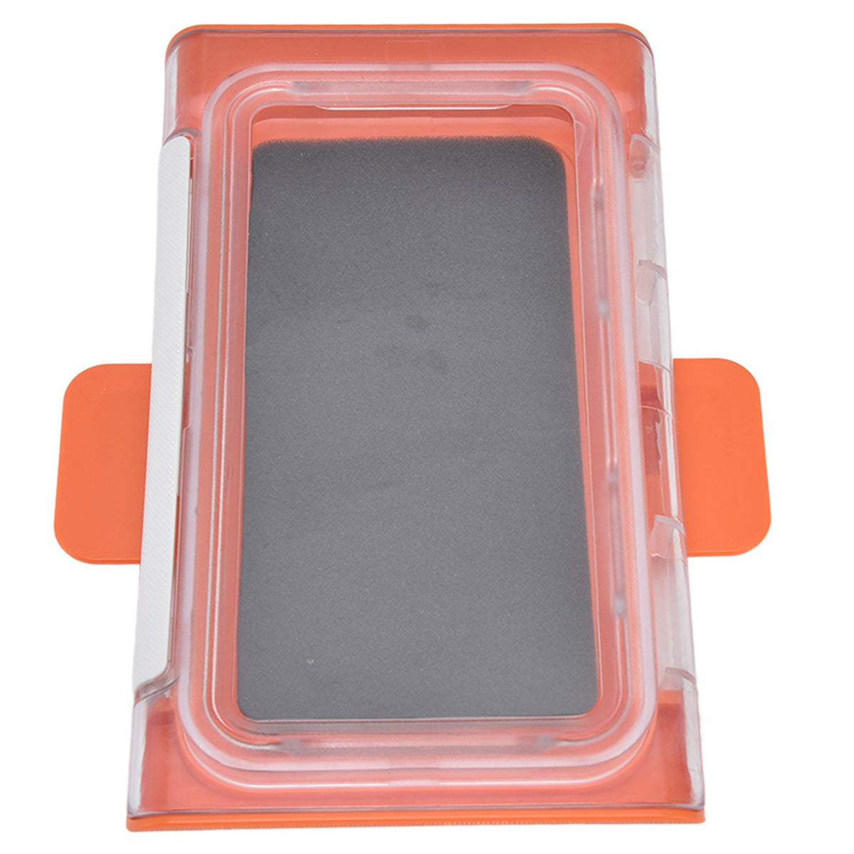 Shower Phone Holder Waterproof Bathroom Phone Box 360 Degree Rotation Wall Mounted Phone CaseOrange