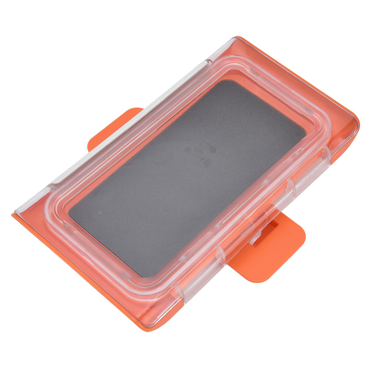 Shower Phone Holder Waterproof Bathroom Phone Box 360 Degree Rotation Wall Mounted Phone CaseOrange
