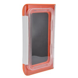 Shower Phone Holder Waterproof Bathroom Phone Box 360 Degree Rotation Wall Mounted Phone CaseOrange