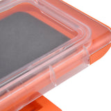 Shower Phone Holder Waterproof Bathroom Phone Box 360 Degree Rotation Wall Mounted Phone CaseOrange