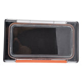 Shower Phone Holder Waterproof Bathroom Phone Box 360 Degree Rotation Wall Mounted Phone CaseBlack
