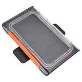 Shower Phone Holder Waterproof Bathroom Phone Box 360 Degree Rotation Wall Mounted Phone CaseBlack - Side View