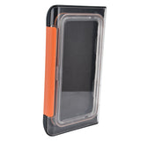 Shower Phone Holder Waterproof Bathroom Phone Box 360 Degree Rotation Wall Mounted Phone CaseBlack - Top-Down View