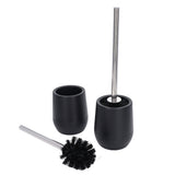 2Pcs Toilet Brush Robust Lockable Threads Efficient Safe Durable Material Home Accessory - Top-Down View