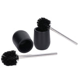 2Pcs Toilet Brush Robust Lockable Threads Efficient Safe Durable Material Home Accessory - Rear View