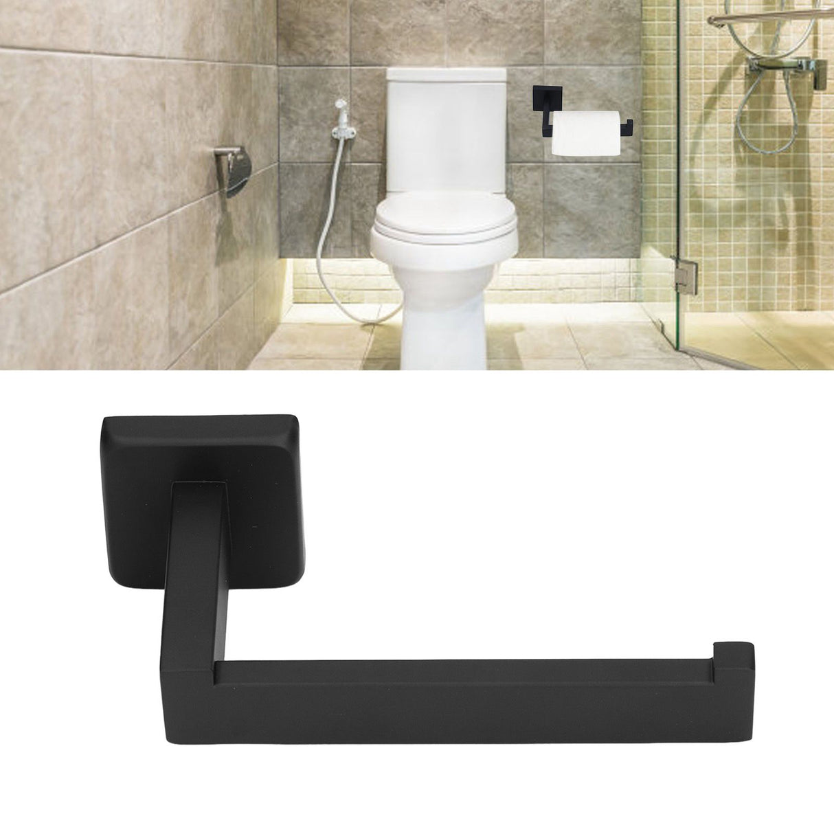 Toilet Paper Holder Stainless Steel Wall Mount Toilet Tissue Roll Holders for Bathroom Kitchen Hotel