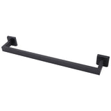 Hand Towel Holder Black Stainless Steel Fashion Design High Hardness Durable Stable Easy Installation Towel Bar - Side View