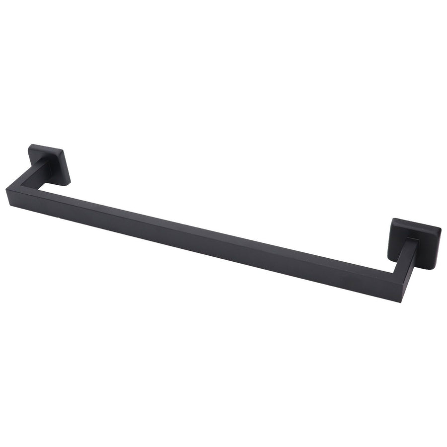 Hand Towel Holder Black Stainless Steel Fashion Design High Hardness Durable Stable Easy Installation Towel Bar