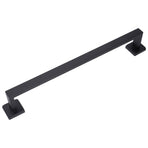 Hand Towel Holder Black Stainless Steel Fashion Design High Hardness Durable Stable Easy Installation Towel Bar