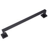 Hand Towel Holder Black Stainless Steel Fashion Design High Hardness Durable Stable Easy Installation Towel Bar - 45-Degree Angle