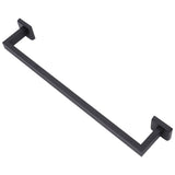 Hand Towel Holder Black Stainless Steel Fashion Design High Hardness Durable Stable Easy Installation Towel Bar - Close-Up Angle