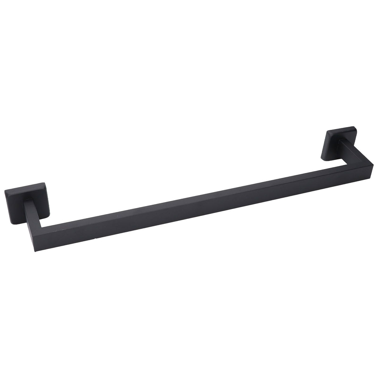 Hand Towel Holder Black Stainless Steel Fashion Design High Hardness Durable Stable Easy Installation Towel Bar