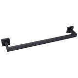 Hand Towel Holder Black Stainless Steel Fashion Design High Hardness Durable Stable Easy Installation Towel Bar