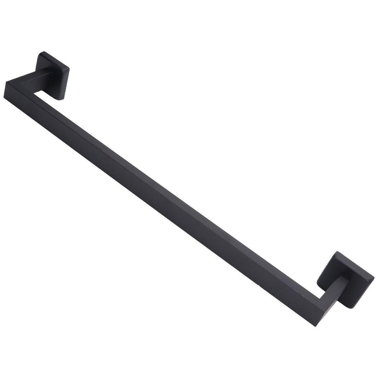 Hand Towel Holder Black Stainless Steel Fashion Design High Hardness Durable Stable Easy Installation Towel Bar