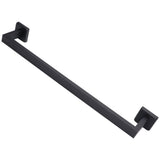 Hand Towel Holder Black Stainless Steel Fashion Design High Hardness Durable Stable Easy Installation Towel Bar - Extra Image