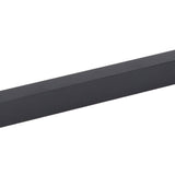 Hand Towel Holder Black Stainless Steel Fashion Design High Hardness Durable Stable Easy Installation Towel Bar