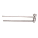 Stainless Steel Toilet Paper Bracket Single Seat 2 Poles Rotatable Toilet Paper Holder