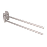 Stainless Steel Toilet Paper Bracket Single Seat 2 Poles Rotatable Toilet Paper Holder