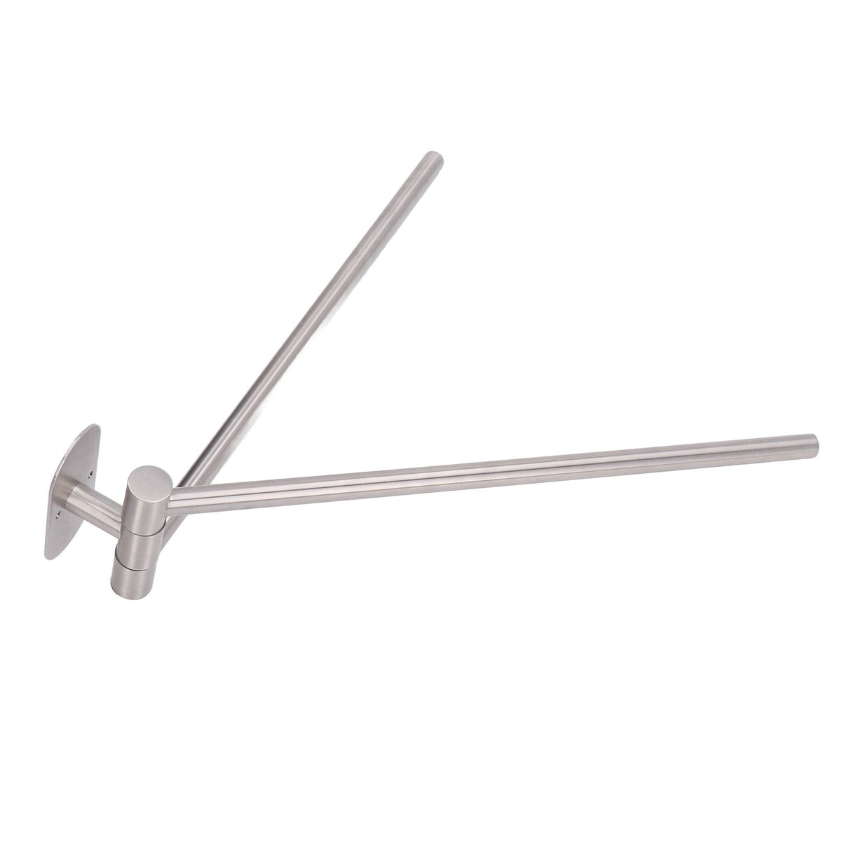 Stainless Steel Toilet Paper Bracket Single Seat 2 Poles Rotatable Toilet Paper Holder