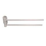 Stainless Steel Toilet Paper Bracket Single Seat 2 Poles Rotatable Toilet Paper Holder