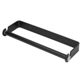 32cm Toilet Paper Holder Wall Mounted Toilet Tissue Roll Holders for Bathroom Kitchen Matte Black - 45-Degree Angle
