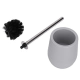 2sets Toilet Bowl Cleaner Brush Lockable Thread Convenient Practical Efficient Safe Reliable Durable Cleaning ToolsGray (2pcs/inner Box) - Extra Image